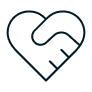 Icono manos corazón